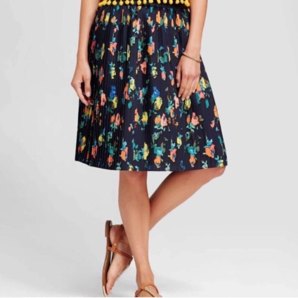 MERONA Floral Pleated Skirt
